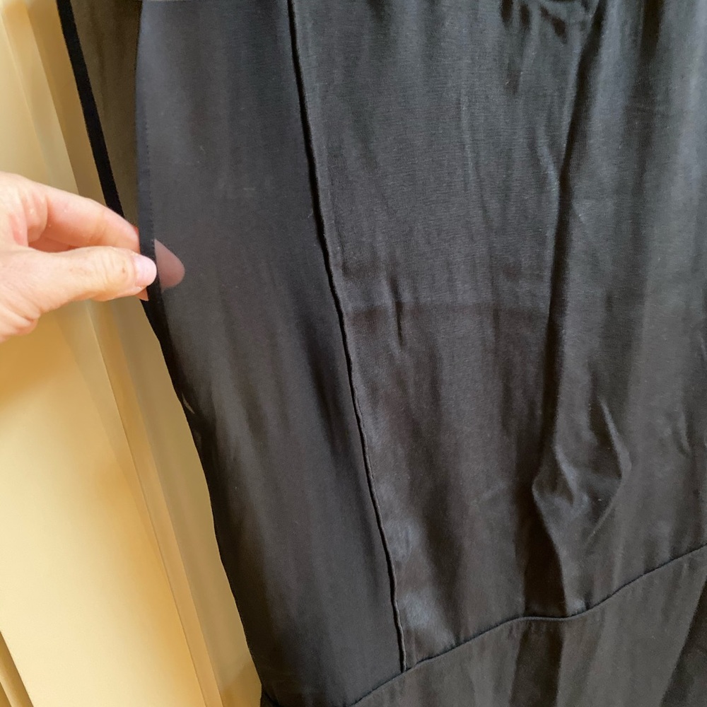 Iro Dress/Tunic Top with sheer panel